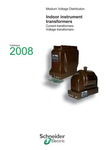 Indoor instrument transformers - Schneider Electric