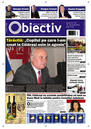 TÄrÄcilÄ: âCopilul pe care l-am - Obiectiv