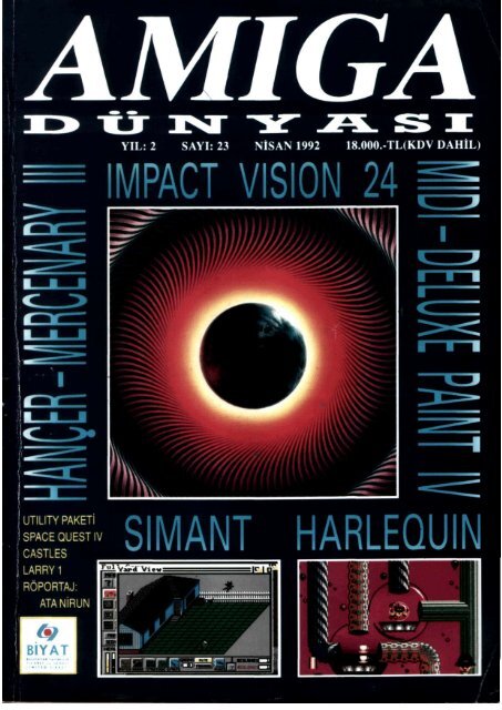 Amiga Dunyasi - Sayi 23 (Nisan 1992).pdf - Retro Dergi