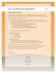 USA: DISTRIBUTOR AGREEMENT - XanGo