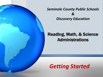 Getting Started - Seminole County Schools