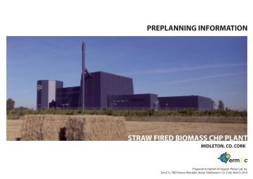 straw fired biomass chp plant preplanning information - Organic Power
