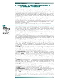 r19 - quadro rt - plusvalenze soggette ad imposta sostitutiva