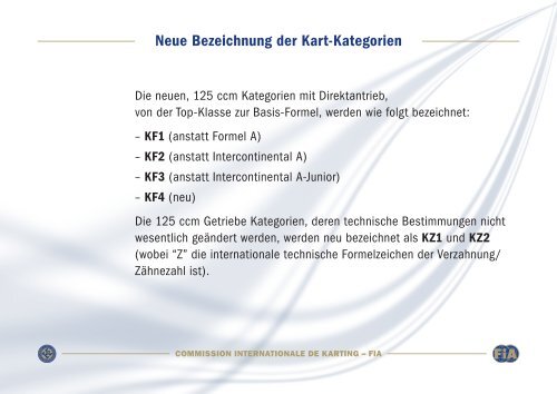 EIN NEUES ZEITALTER AN - CIK-FIA