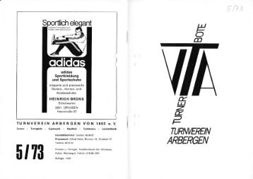 Turnerbote 1973 Ausgabe 5.pdf - TV Arbergen von 1893 eV