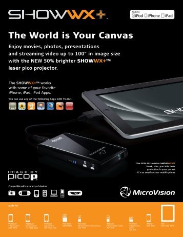 The World is Your Canvas - Microvision.com