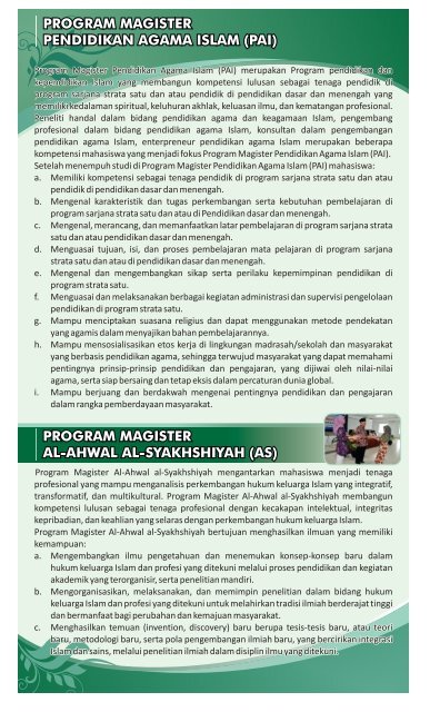 BROSUR PASCA UIN MALIKI PERHALAMAN - UIN Malang