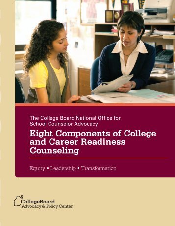 Eight Components of College and Career Readiness Counseling