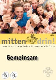 mitten drin! - Ev. Kirchengemeinde Traisa