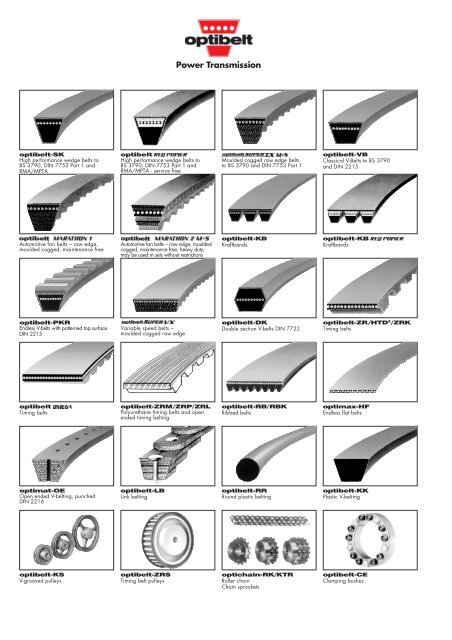 Catalogue Optibelt - pulleys - commercservice.sk