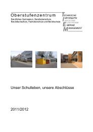 Unser Schulleben, unsere Abschlüsse 2011/2012 - OSZ - Tiem