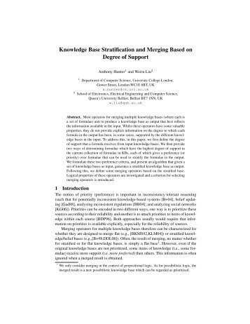 Knowledge Base Stratification and Merging Based ... - ResearchGate