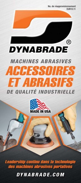 ACCESSOIRES ET ABRASIFS - Dynabrade Inc.