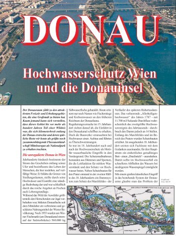 Hochwasserschutz Wien und die Donauinsel - pro umwelt