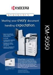 KM-5050 - KYOCERA Document Solutions