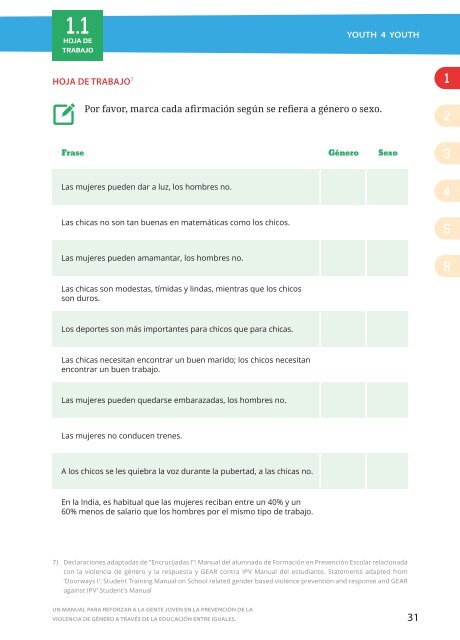 Un manual para reforzar a la gente joven en la prevención de la ...