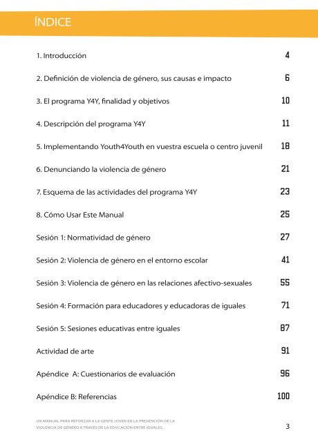 Un manual para reforzar a la gente joven en la prevención de la ...