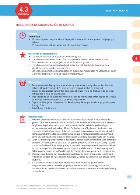 Un manual para reforzar a la gente joven en la prevención de la ...