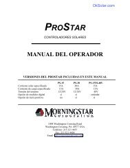 Prostar Solar controller - OkSolar.com