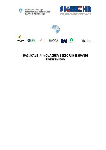 raziskave in inovacije v sektorjih izbranih podjetnikov - IDA