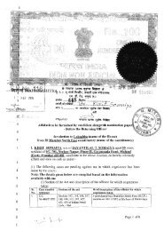 affidavit of Kirit Somaiya filed with nomination form - KiritSomaiya.com