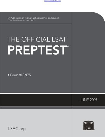 June-2007-LSAT-PrepTest