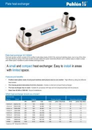 28 Plate heat exchanger - Pahlen