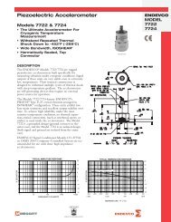 Piezoelectric Accelerometer - Endevco