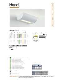 Geneva 422 & 460 - Hacel Lighting U. K.