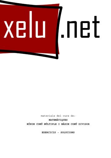 SOLUCIONS - XELU.NET