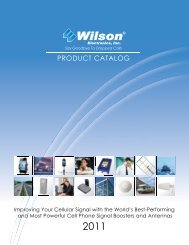 2011 Catalog - Wilson Electronics