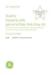 illustra tissue & cells genomicPrep Midi Flow Kit - GE Healthcare Life ...