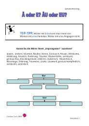 TOP-TIPP: WÃ¶rter mit Ã¤/Ã¤u kann man meist von WÃ¶rtern mit a/au ...