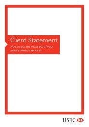 How to read your monthly statement - HSBC