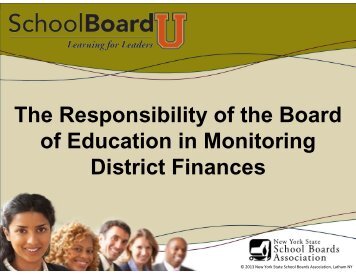 Fiscal Oversight Module 4 - New York State School Boards ...