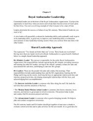 Chapter 8 Royal Ambassadors Leadership - WMU