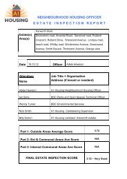 neighbourhood housing officer estateinspectionrepor t