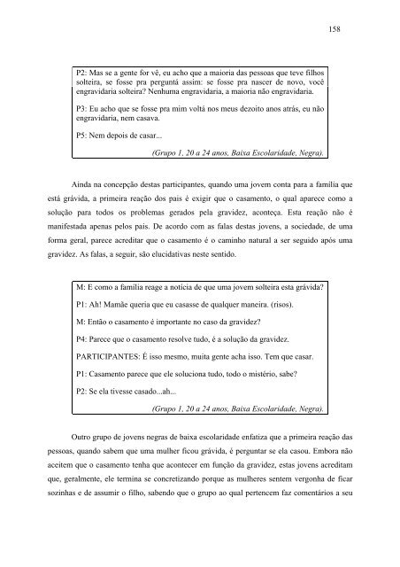 A Primeira RelaÃ§Ã£o Sexual, o Primeiro Casamento e o ... - UFMG