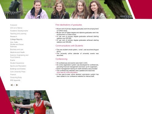 PResident's RePORt 2009/2010 - University College Cork