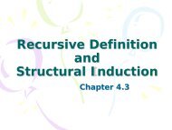 Recursive Definition and Structural Induction