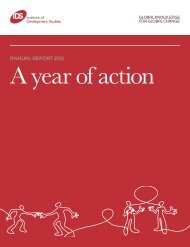 annual report 2011 - Institute of Development Studies