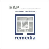 EAPÂ»Erweiterte Ambulante PhysiotherapieÂ« Das ... - Remedia