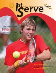 1st Serve - Tennis Manitoba