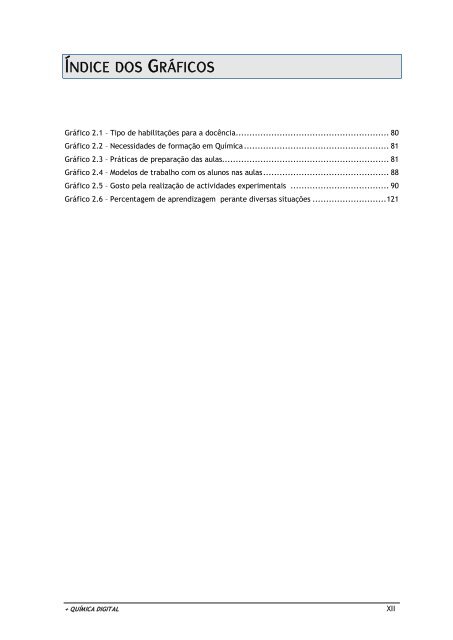 Recursos digitais no ensino da QuÃ­mica - Nautilus - Universidade de ...