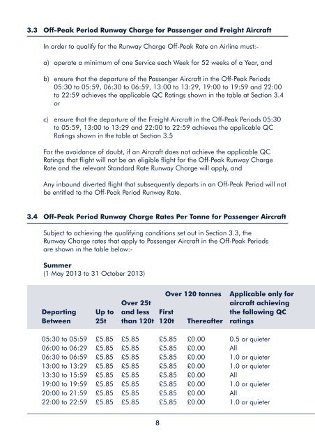 Fees and Charges - Manchester Airport