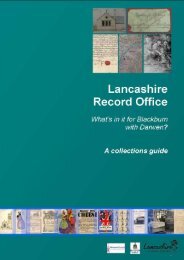 Lancashire Record Office - Blackburn with Darwen Borough Council