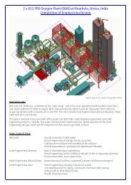 2 x 853 TPD Oxygen Plant (BOO) at Rourkela, Orissa ... - Linde-India