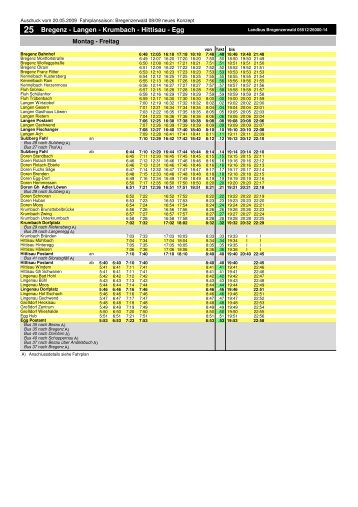 Fahrplan f-374r Linie 25-2