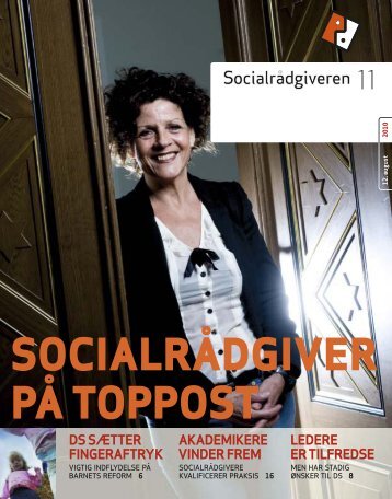 SocialrÃ¥dgiveren nr. 11-2010 - Dansk SocialrÃ¥dgiverforening