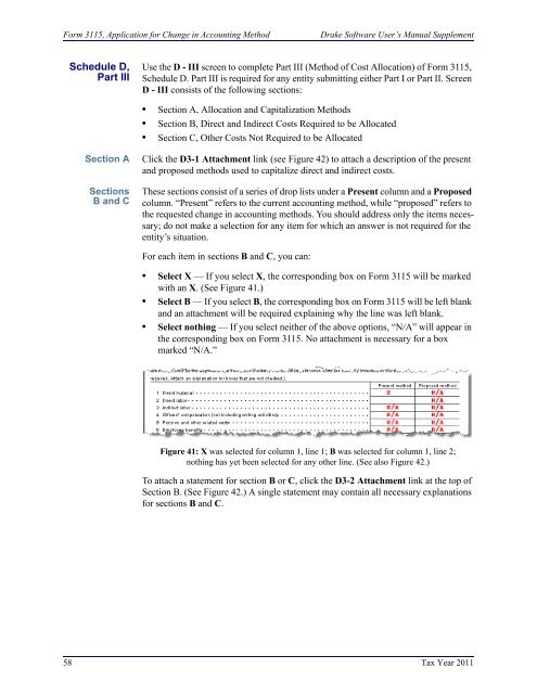 Drake Software User's Manual Tax Year 2011 Supplement: S ...